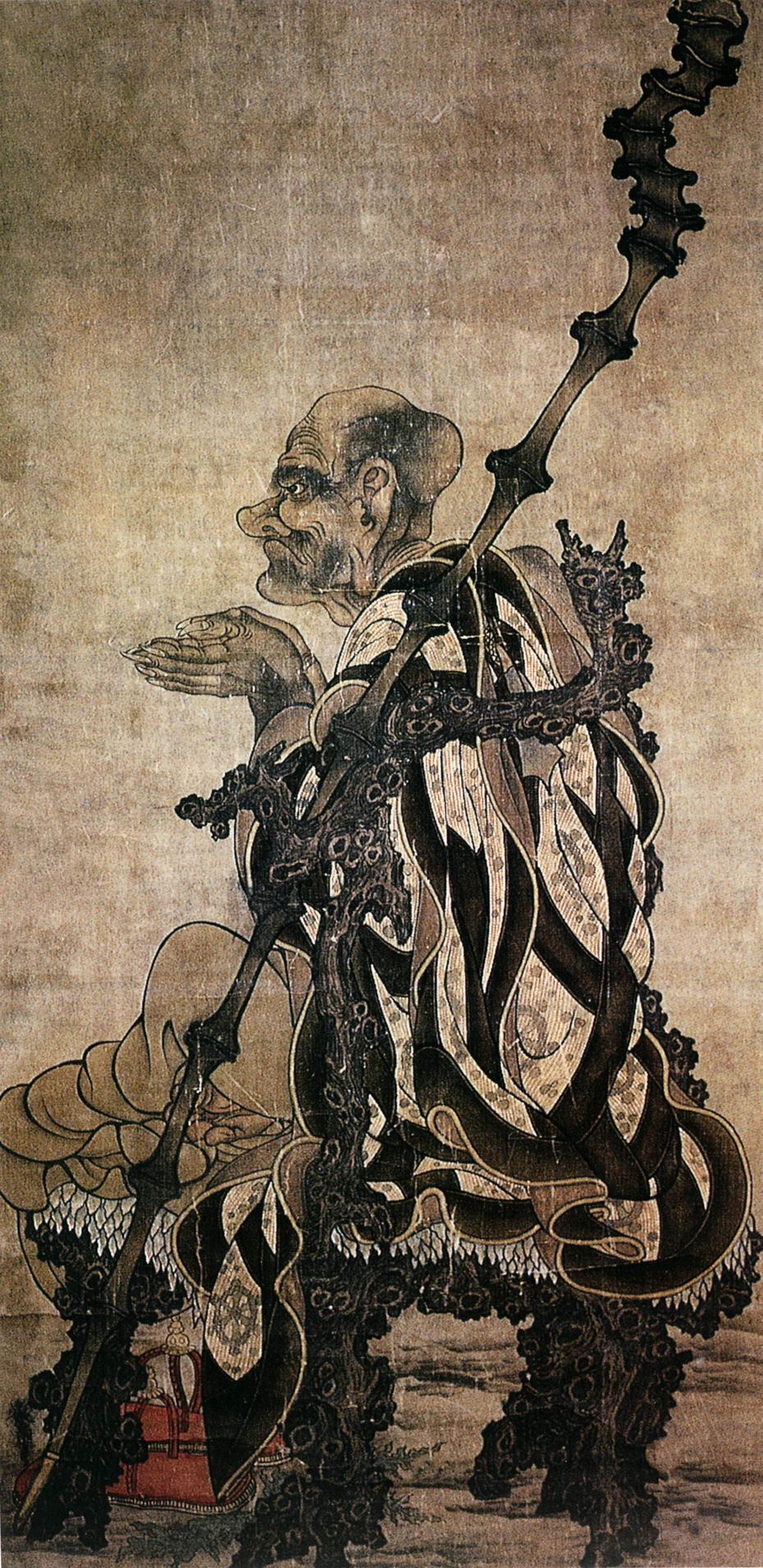 五代时期绘画大师贯休的十六罗汉图