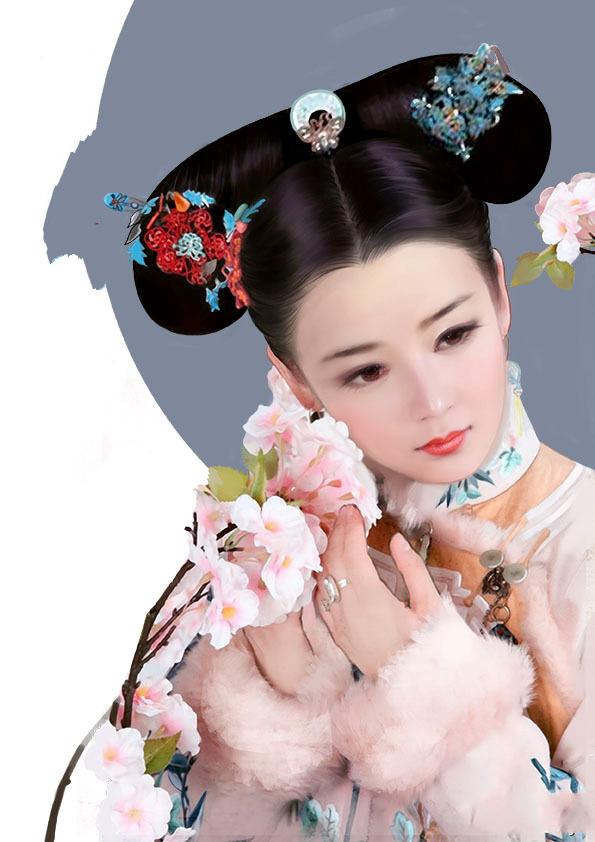 古风清宫梦主题创意插画艺术（一）
