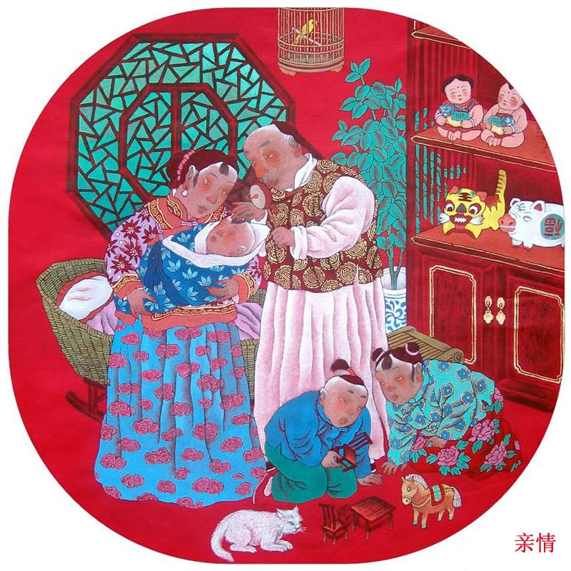 中国传统民俗元素主题绘画（一）
