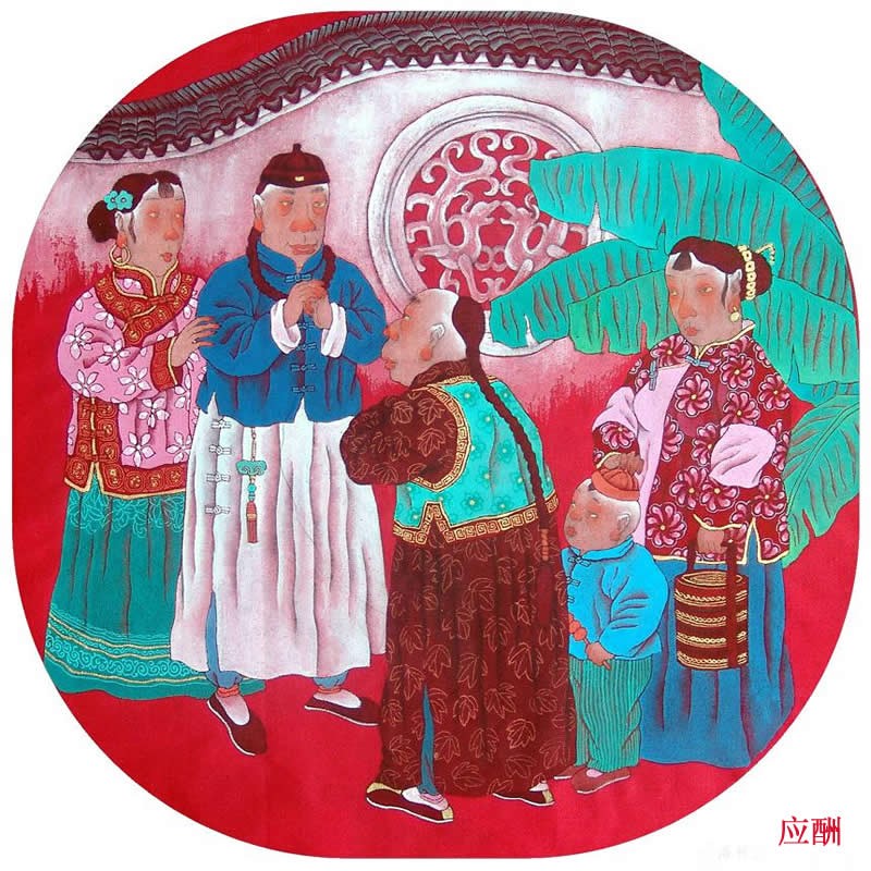 中国传统民俗元素主题绘画（一）