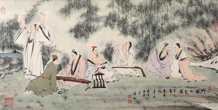 萧和人物绘画艺术作品（一）