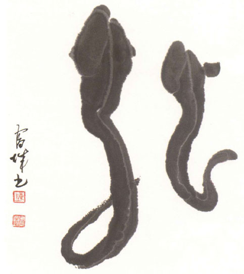 中国绘画中的龙之百态--腾蛟图