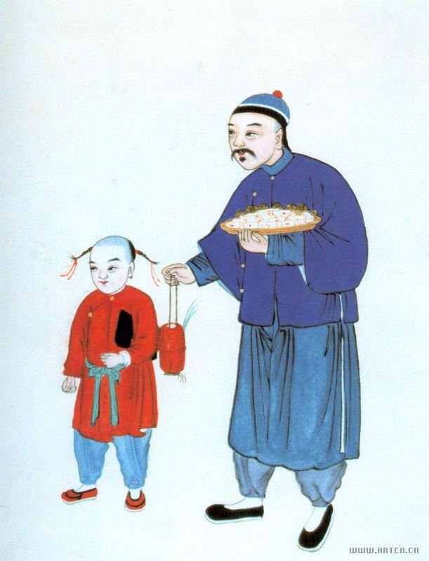 我国清代民俗绘画作品（五）