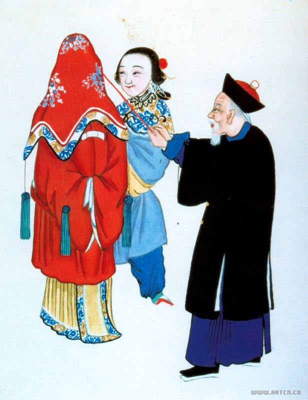 我国清代民俗绘画作品（五）