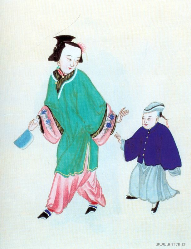 我国清代民俗绘画作品（五）