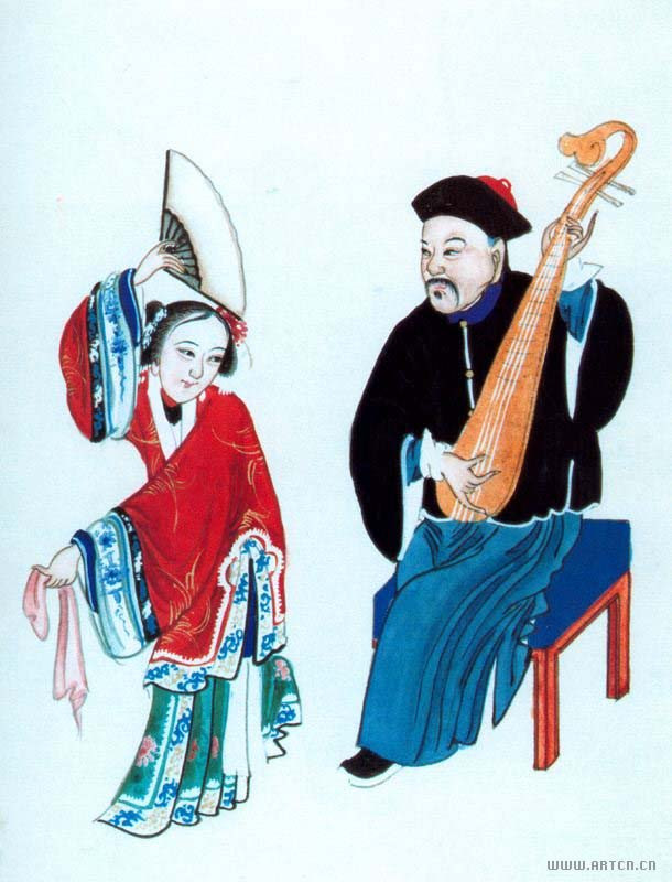 我国清代民俗绘画作品（五）