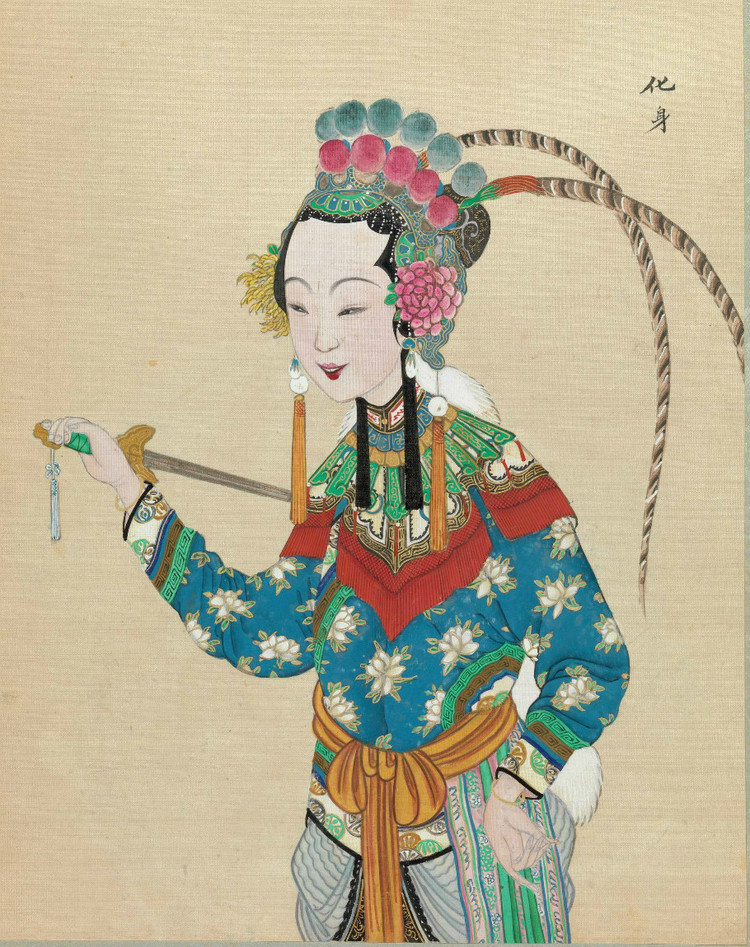 绝美的戏曲人物绘画艺术作品