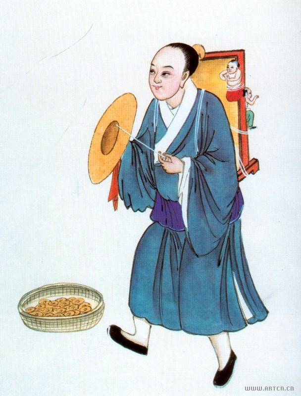 我国清代民俗绘画作品（四）