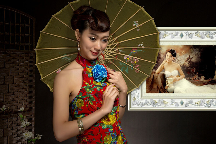 妩媚的中国古装人像摄影艺术