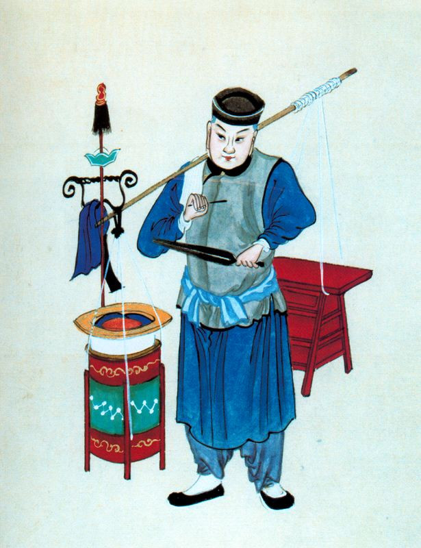 我国清代民俗绘画作品（四）