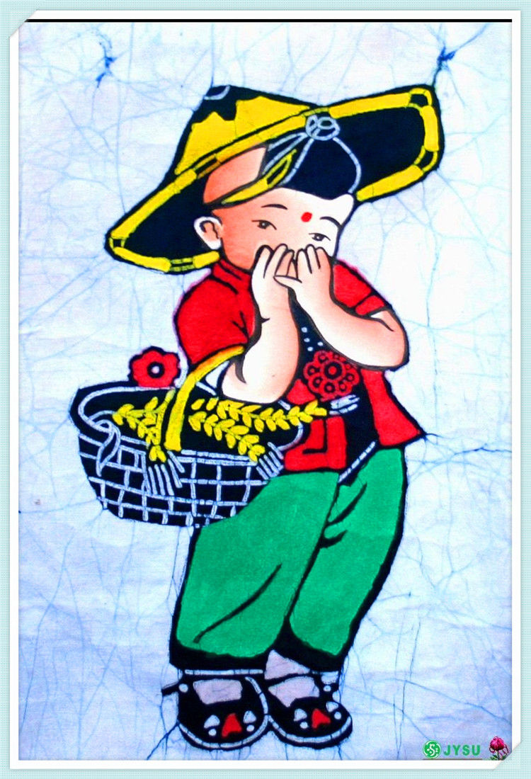 精致的中国民间蜡染画艺术作品（八）