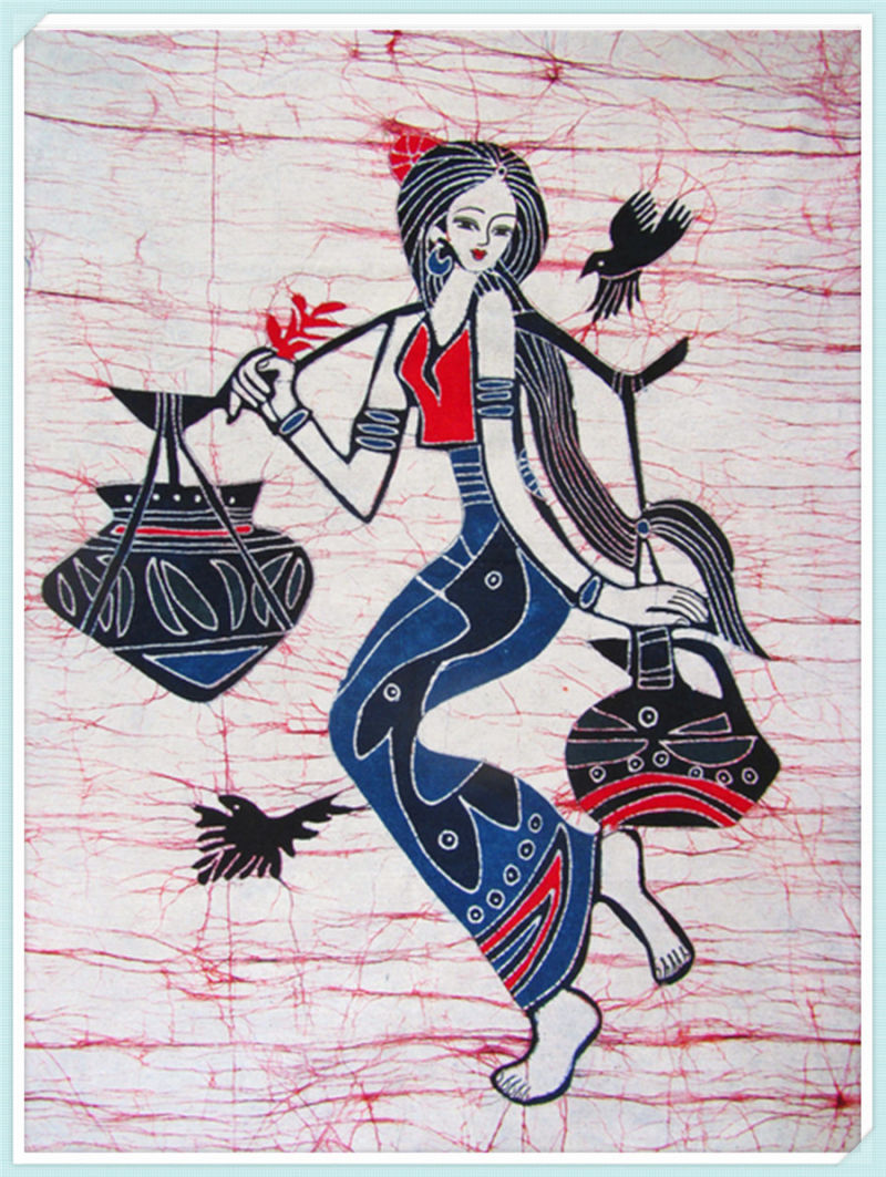 精致的中国民间蜡染画艺术作品（三）