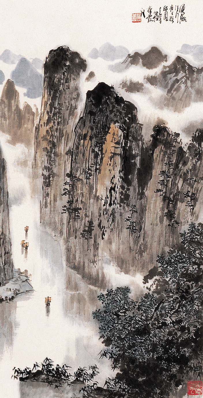 刘懋善中国风山水绘画作品（五）