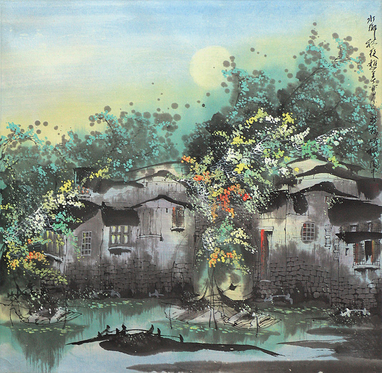 刘懋善中国风山水绘画作品（五）
