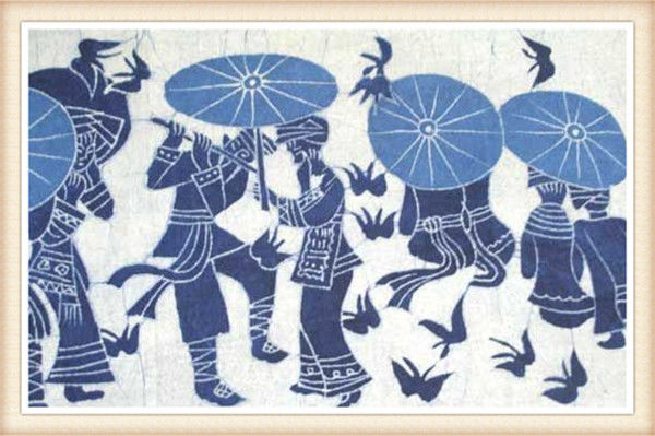 精致的中国民间蜡染画艺术作品（八）