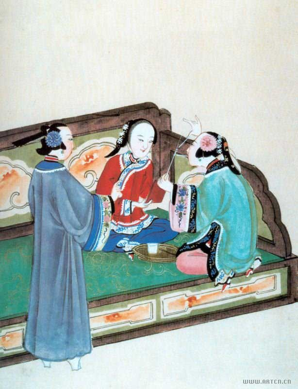 我国清代民俗绘画作品（四）