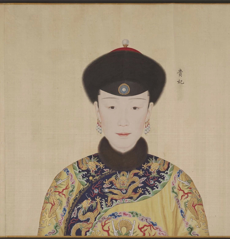 宫廷画家郎世宁的“乾隆及后妃图卷”