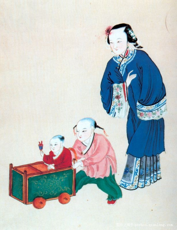 我国清代民俗绘画作品（三）