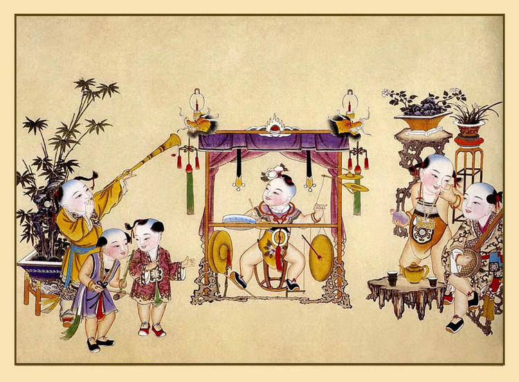中国古代精美年画作品