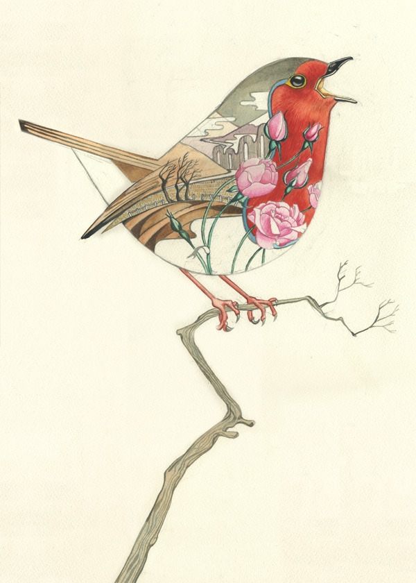 动物插画中的中国元素