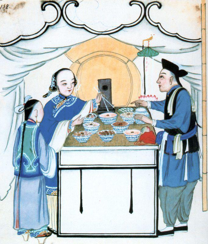 我国清代民俗绘画作品（一）
