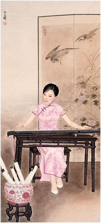 江立峰工笔人物绘画艺术作品（二）