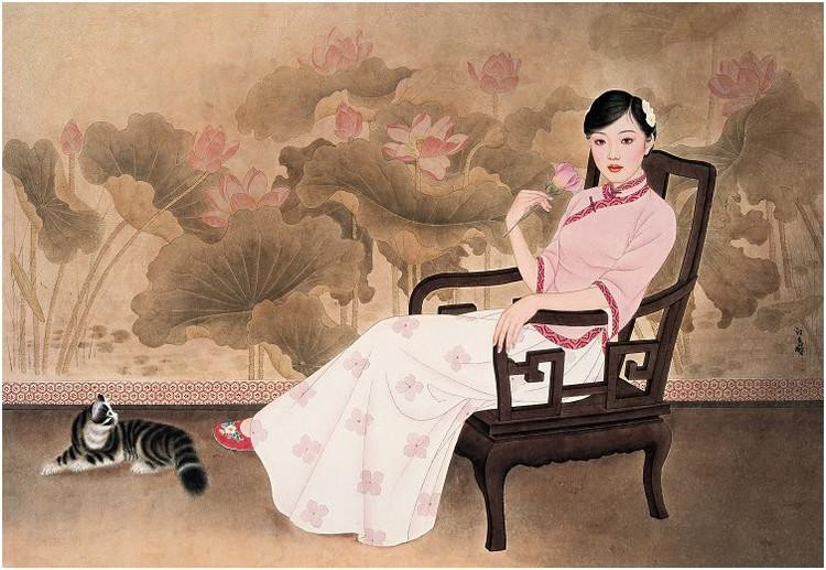 江立峰工笔人物绘画艺术作品（二）