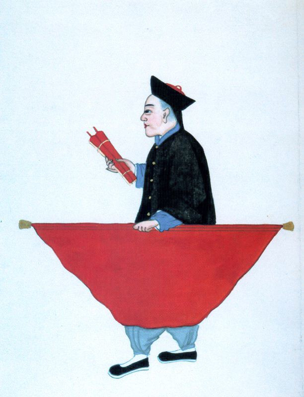 我国清代民俗绘画作品（一）