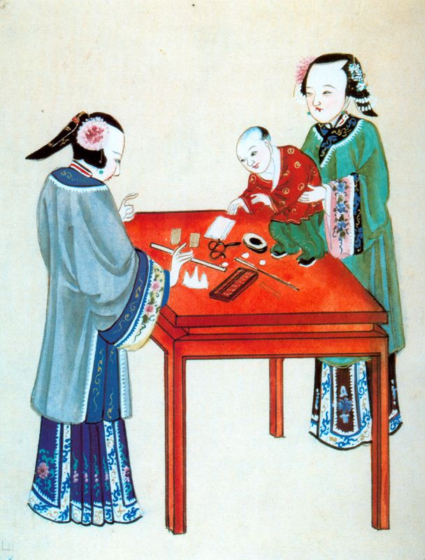 我国清代民俗绘画作品（一）