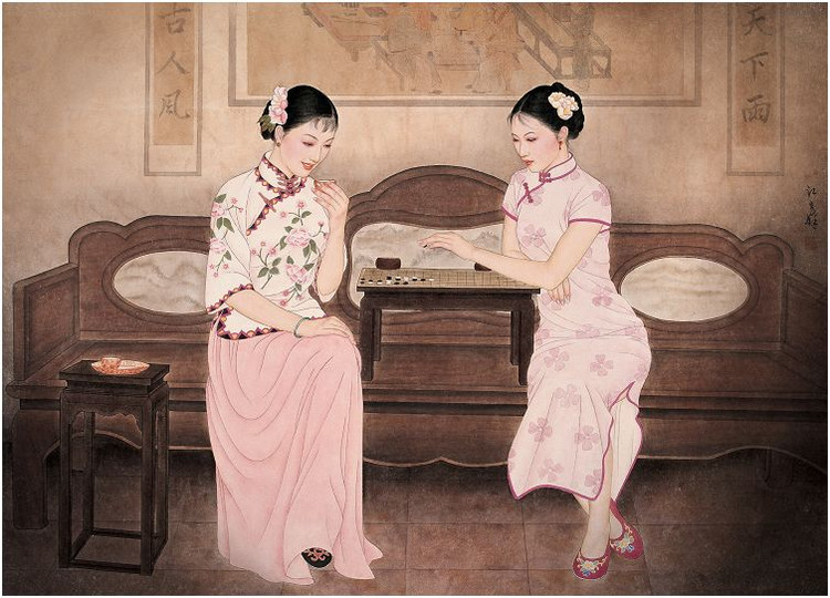 江立峰工笔人物绘画艺术作品（二）