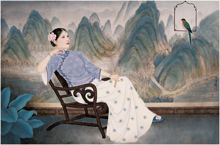 江立峰工笔人物绘画艺术作品（二）