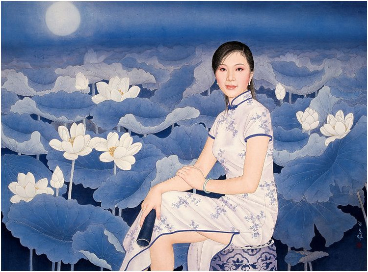 江立峰工笔人物绘画艺术作品（二）