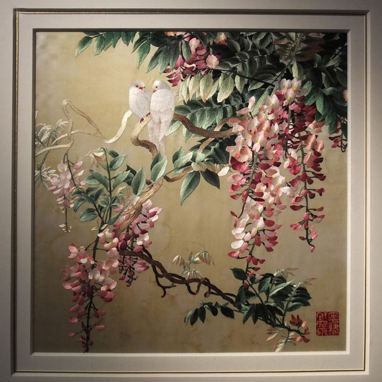 中国四大名绣--粤绣精美作品