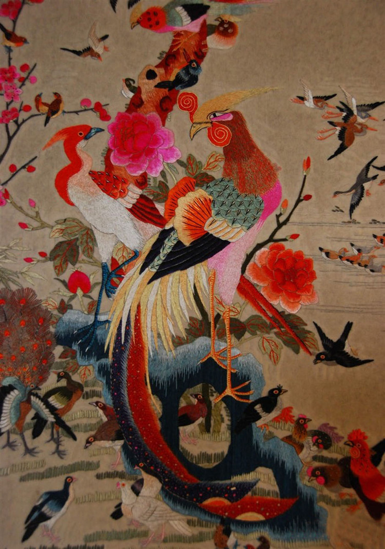 中国四大名绣--粤绣精美作品