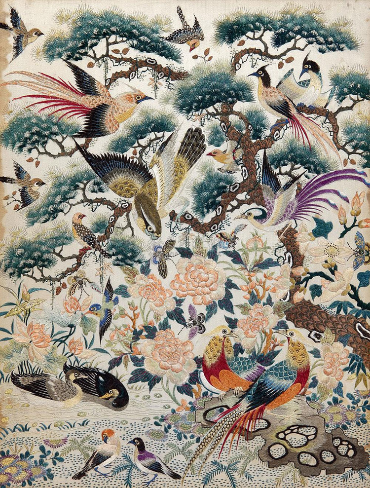 中国四大名绣--粤绣精美作品