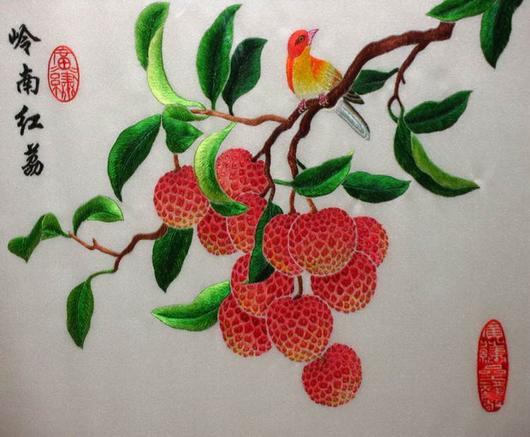 中国四大名绣--粤绣精美作品