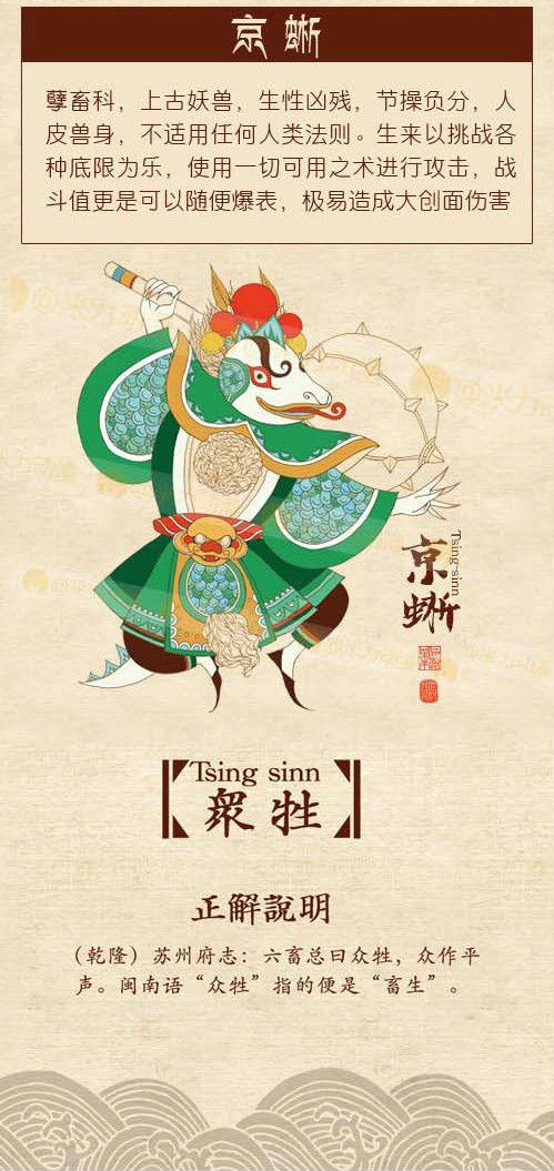 闽南12神兽创意绘画作品