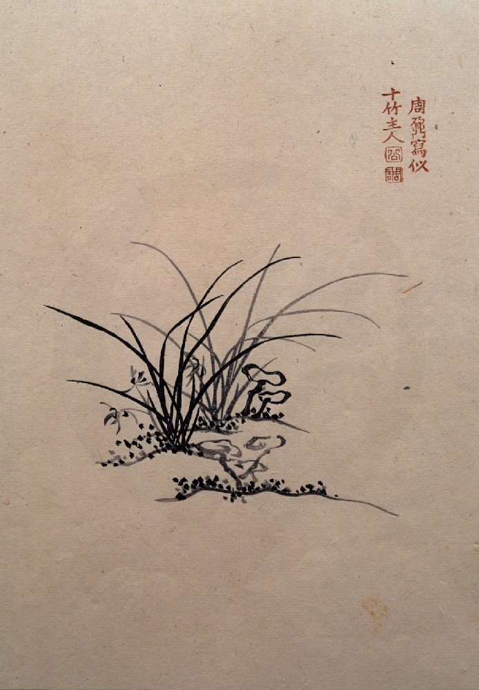 饾版胡正言的《十竹斋画谱》（三）