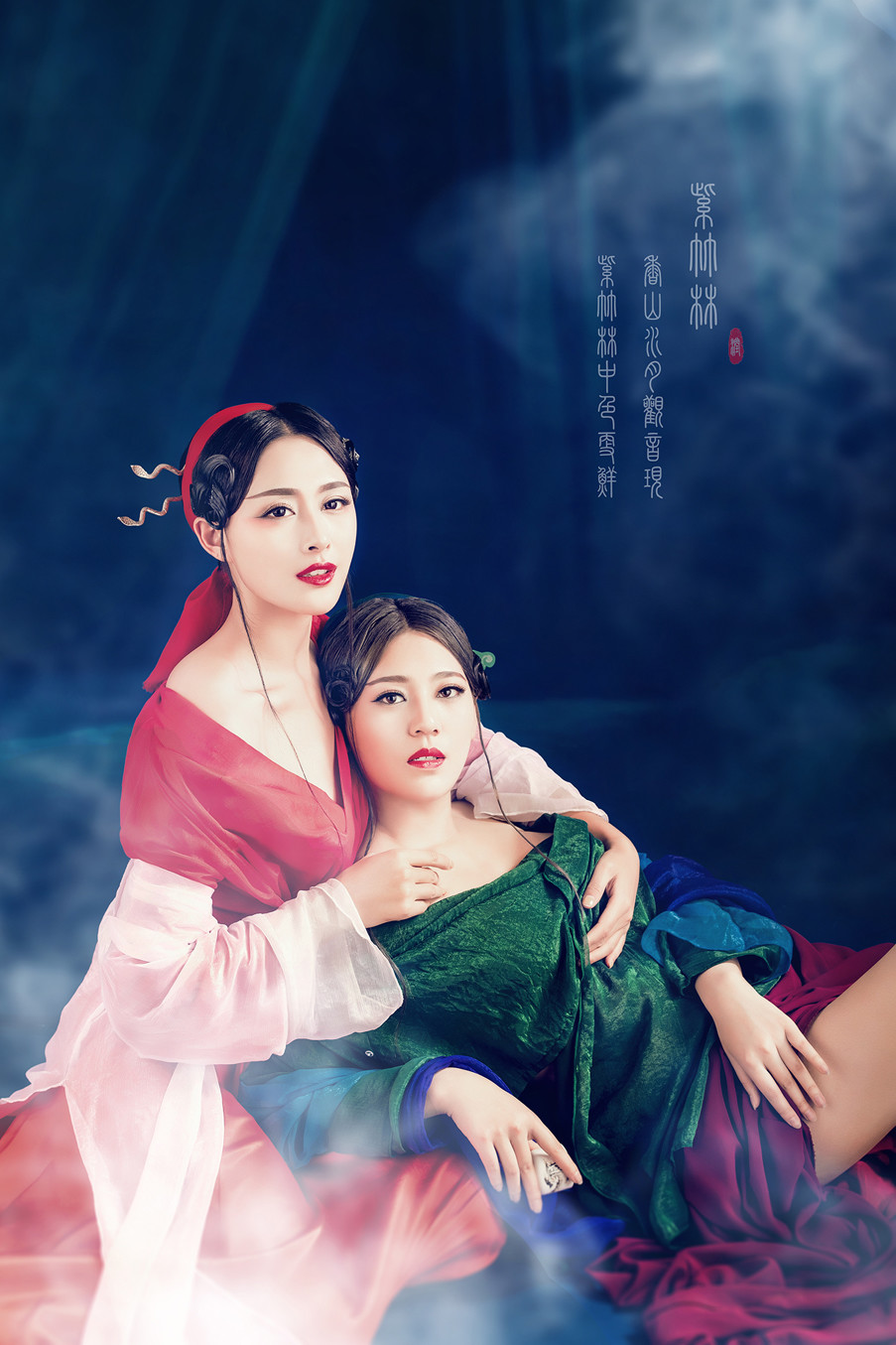 紫竹林唯美中国风创意摄影艺术