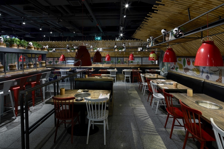 上海HAODUOQIAN串串餐厅空间创意设计