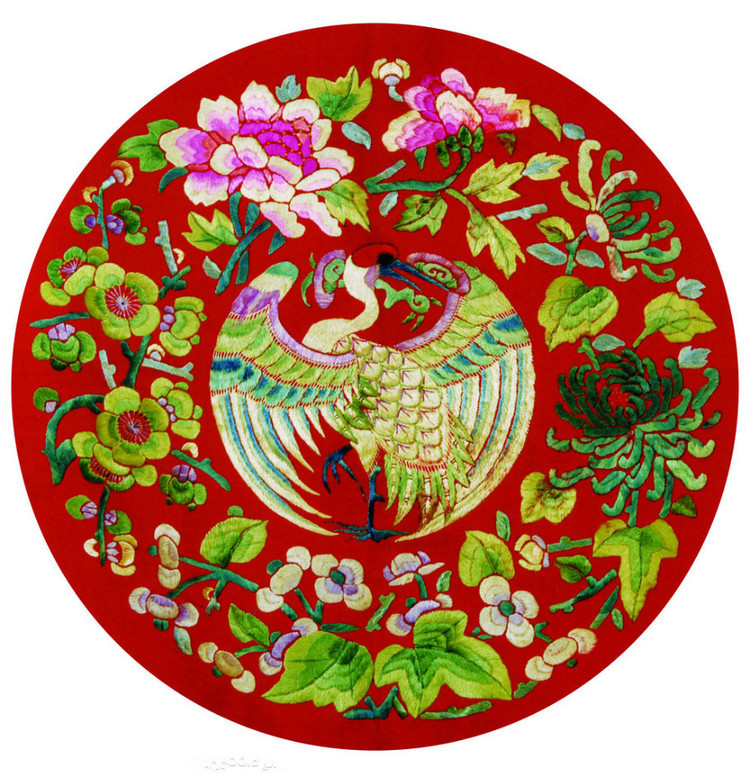 精美的古典刺绣纹案（一）