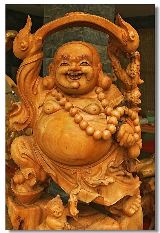 精美的木雕佛像创意（一）