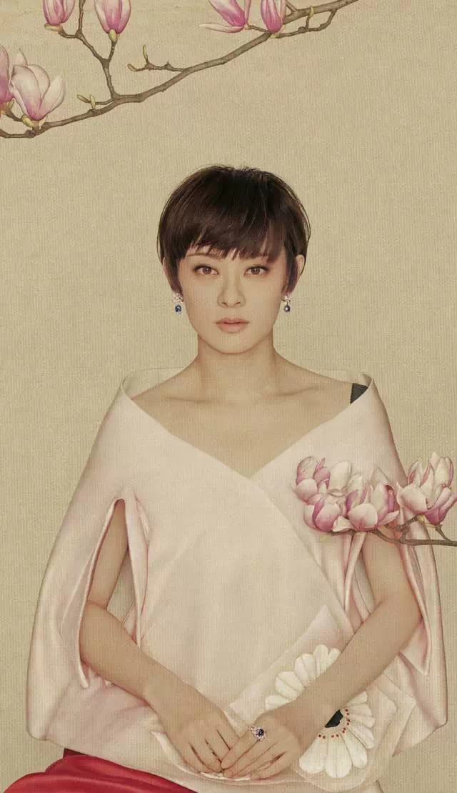 美如画的中国风工笔明星写真艺术