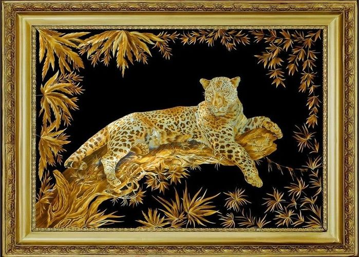 绝美的中国传统麦秆画