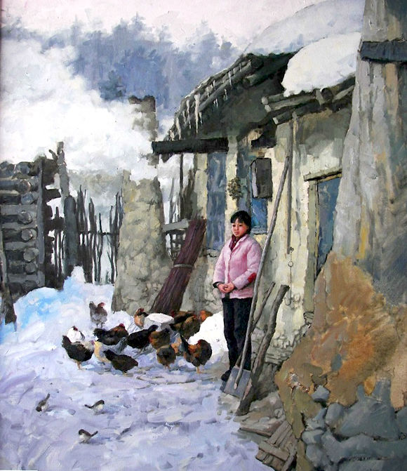 农村题材油画艺术作品（二）