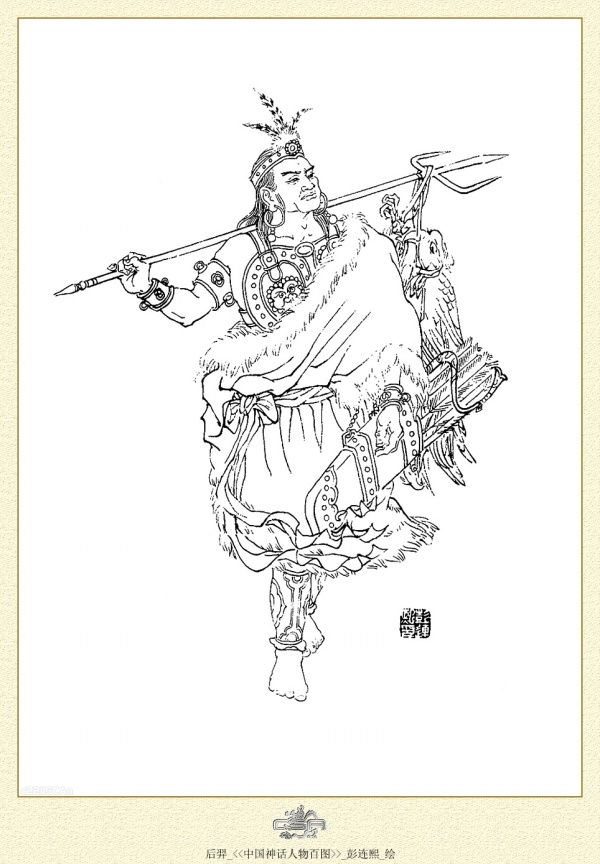 中国神话人物百图白描作品（三）