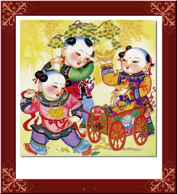 中国传统绘画中的招财童子