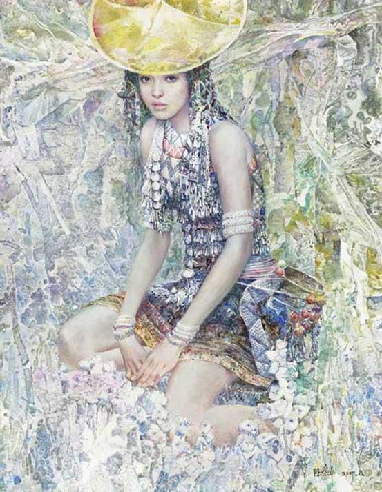 陈崇平重彩绘画艺术作品（二）