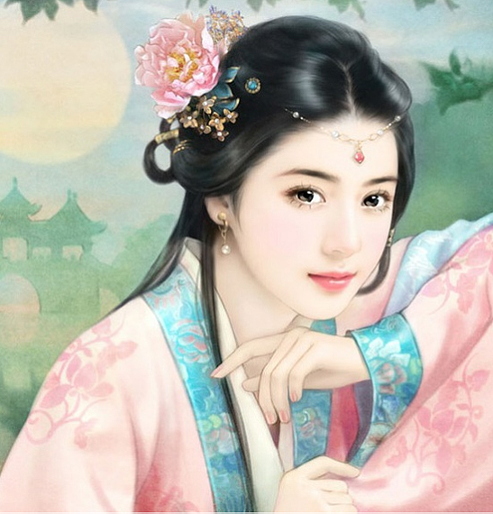 中国风手绘人物插画设计艺术