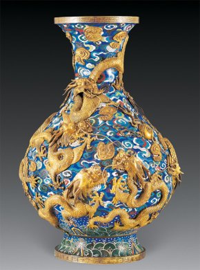 精美的中国古典花觚艺术品 